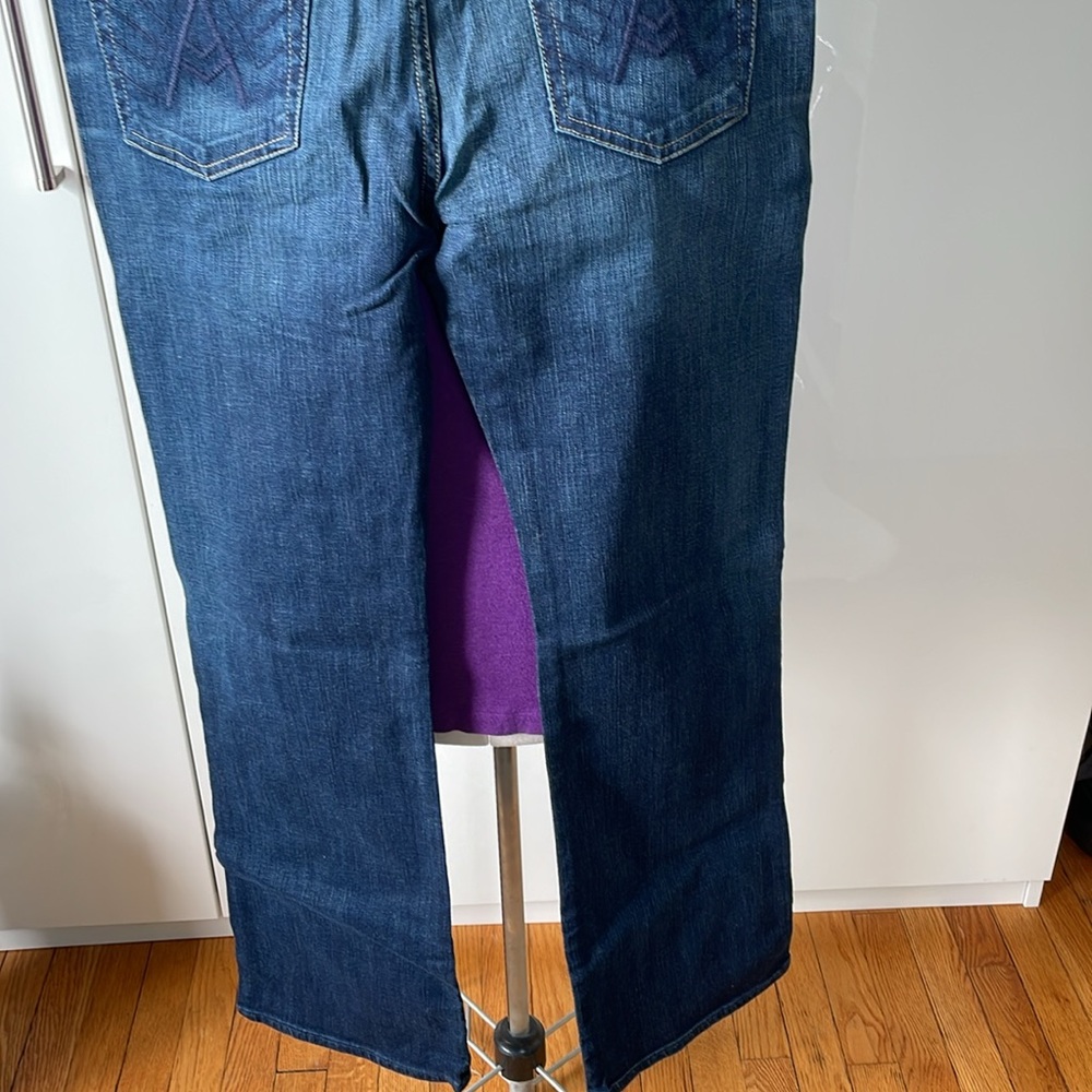 7 for all mankind Jeans in Navy Blue Size-32 NWT - Picture 5 of 17